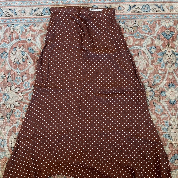 Reformation Dresses & Skirts - Reformation bea skirt brown size 2